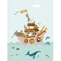 ViSSEVASSE Affisch - 30x40 - Noahs ark - - One Size - Affisch
