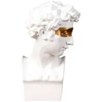 Semoic David Staty Konstverk Karaktär Harts Skulptur Skrivbordsdekorationer Porträtt Figurer Staty Vardagsrumsdekoration A