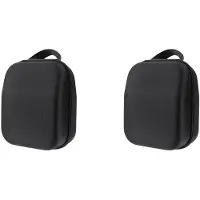 Torribaly 2X Square Headphone Organizer Bärbar -Hörlurar Skyddsfodral Resefodral Bento Bag