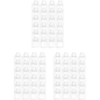 ISTOVO 60st Transparent Presentpåse med Handtag Bröllopsgodispresentförpackning Återanvändbar Tygpåse Juldusch 13x15x7cm