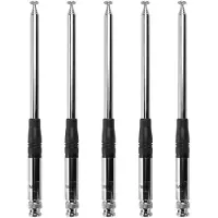 Torribaly 5X 27Mhz Antenn 9-Tums Till 51-Tums Teleskopiska/Stav HT-Antenner för CB-Handhållen/Bärbar Radio med BNC-Kontakt