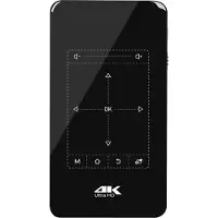Torribaly 3D-Miniprojektor WIFI Android 4K HD-Projektorer Avkodning för Hemunderhållning med Infraröd Fjärrkontrollstativ (EU)
