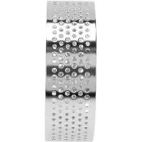 Semoic 40St Rund Dessert Rostfritt Stål Perforerad Fruktpaj Quiche Tårta Mousseform KöKsbakform 6Cm