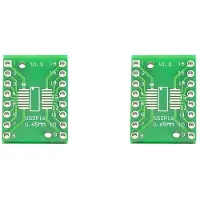 Torribaly 40Pcs Sop16 Ssop16 Tssop16 to Dip16 0.65/1.27Mm Ic Adapter Pcb Board