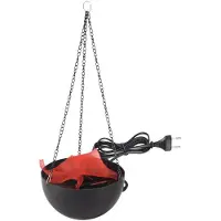 Semoic 3D Fake-Fire Light, HäNgande LED Flame Light, Artificiell LED Silk Flame Sceneffekt Light Realistisk Campfire Lamp Prop