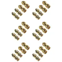 ISTOVO 12 St SMA Hane Till SMA Hane Plug+ 12 St SMA Hona Till SMA Hona RF Koaxialadapterkontakt