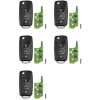 Torribaly 5X XEB510EN Är Lämplig för B5 Typ Super Remote Control med XT27B Super Chip 3-Key VVDI Remote Control Key