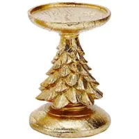 Semoic Retro Harts Julgransljusstake - Festlig Dekoration, Skrivbordsatmosfär, Vintage Hantverksljushållare C