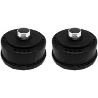 Torribaly 2 St 32 Mm/1,25 Tum Luftkompressor Bullerreducerande Tystnadsfilter, Plastskal Runt Ljuddämparfilter