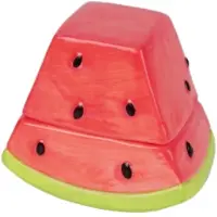 Semoic Vattenmelon Tandpetare Tandtrådsask Tandpetare Hållare Tandpetare Burk Förvaring Flaska Organizer Bomullspinne Förvaringsburkar
