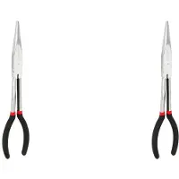 Exogio 2X Nåltång 11 Tums Superlång Nåltång med Långt Handtag Reparationsverktyg 28Cm