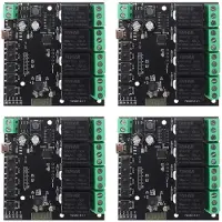 Torribaly 4X 4CH Tuya WiFi Module Wireless Relay Life APP Remote Control Timer for Home