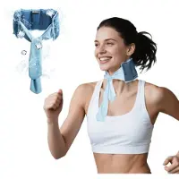 INF Outdoor Cooling Ice Neck Scarf - Instant Cool, Reusable Water-Absorbent Neck Towel for Hot Weather