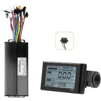 Jojomino 36V 48V 52V 35A 1500W BorstlöS Motorstyrenhet + SW900 LCD-Kit för Modifiering Av Elektrisk Mountainbike och Skoter
