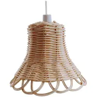 Semoic Ljuskrona i Stil Lampskärm Ornament Hem Bar Taklampa Dekoration Handgjord Lampskärm C