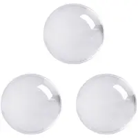 Typecat 3X Transparent FäRg Glas Kristallkula Healing Sphere Fotografi Rekvisita Boll Dekor 50Mm
