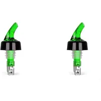 Typecat 2X 1,5 Oz/45 Ml Automatisk Upphällningsanordning för Flaskor - Snabb Spruta Spritmätare Drycker Vin Cocktail Dispenser Verktyg Grön