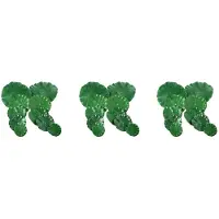 Typecat 30 Pieces 5 Kinds Artificial Floating Foam Lotus Leaves Lily Pads Artificial Foliage Pond Decor for Pool Aquarium Decor