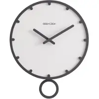 Semoic Geekcook Väggklocka Modern Design 3D Vardagsrum Set Heminredning Tillbehör Present Grå