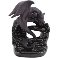 Semoic Dragon Zen Dekor Vattenfall RöKelse Kon HåLlare RöKelse Encensoir Palnik RöKelse Meditation Backflow