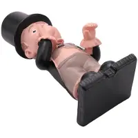 Semoic Resin Butler Form SöT Old Boys Staty Dekor Tissue Stand Rack Skulptur för Toalett