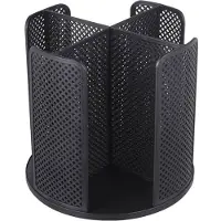 Semoic Kaffekoppsdispenser, Engångspappersmugg och Lockhållare 360 Roterbar med 4 Fack, Stapelbar Burk 3-16oz Koppar