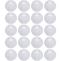 ISTOVO 20X Vit Kinesisk/Japansk Papperslykta/Lampa 8 Tums Diameter
