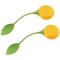 Torribaly Lösa Tebladssil Silikon Te Infuser Tekanna Verktyg Tepåse Vattenkokare Kulhållare Kryddfilter Te Infuser Citron