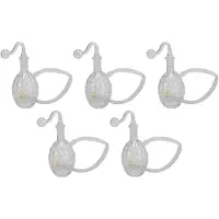 Torribaly 5X Glas Bottle, Glasflaska Bubbler Oljelampa Brännare