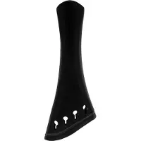 ISTOVO Violin Avfasad Strängbräda, Ebenholts och Jujube Strängbräda, 4/4 High-End Violintillbehör Svart