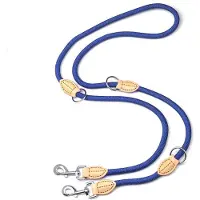 Exogio Multifunktionellt Koppel för Stor Hund - Justerbart Lyxigt Handsfree-Koppel i Nylon, Dubbelt Koppel för Husdjur för 2 Hundar