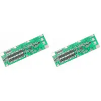 Torribaly 2X BMS 7S 24V Li-Ion 18650 Batteripaket Laddkort med Balansequalizerfunktion Gemensam Port för Power Bank(30A)