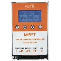 Typecat Fotovoltaisk MPPT Solcellsregulator med Bakgrundsbelyst Display 12V 11.1V Solcellsladdningsregulator 20A