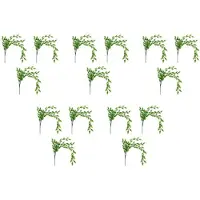 Typecat 15Pcs Artificial Flower Hops Vine Garland Plant Fake Hanging Vine Greenery for Indoor Outdoor Front Porch Flower Decor