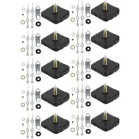 Typecat 10X Long Spindle Clock Mechanism Movement, 3/ 5 Inch Maximum Dial Thickness, 1-1/ 10 Inch Total Shaft Length