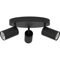 Eglo connect Telimbela-Z takspotlight svart Telimbela-Z, dimbar, Svart, Vardagsrum / matsal, Metall, Modern, Smarta hem spotlights