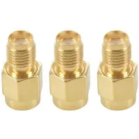 Torribaly 6PCS RF Coaxial Coax Adapter SMA Female to RP-SMA Male