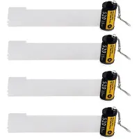 Tlily 4-Pack Sublimeringsminnesfilmrulle-Nyckelring, Dubbelsidig Sublimeringsblank Kamerafilmrulle-Nyckelring