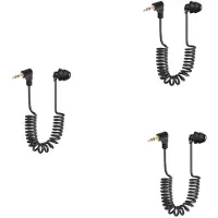 Typecat 3 Stk 3,5 mm Fjäderhörlurar Enkelsidiga Hörlurar Öronsnäckor Trådbundna Headset för Mobiltelefon MP3-Dator