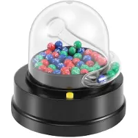 Semoic Elektrisk Lucky Lottery Leksaksnummerplockmaskin Minilotterispel Shake Lucky Underhållning Brädspel Festspel