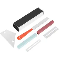 ISTOVO Guitar Luthier Tool Inkluderar Fret Leveling , Guitar Fret File, Vipp- och GreppbräDesskydd, Slipstenar