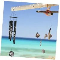 Typecat 3X Extra Liten Bagua Wind Chime Hänge Kinesisk Feng Shui Ornament Jubileums Wind Chime Lucky Wind Chime Hänge
