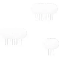 Semoic 3X Akryl Cake Topper Rund Cupcake Topper Blank Cake Topper Stick, DIY Akryl Cake Topper Blank Circle Cake Decorating Kit