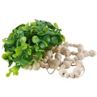 Semoic Eucalyptus Boho VäGgdekor Stor Boho Sovrum VäGghäNgande TräPäRla Garland Konstgjord Eucalyptus Naturlig GröNska