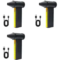 Torribaly 3X F16 Luftfläkt 60m/S Borstlös Turbo Jet Fläkt Luft Duster för Biltork/PC/Hemindustriell Kanalfläkt 16000 RPM