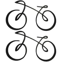 Semoic Enkel Cykelskulptur Inomhus Skrivbordsdekor Ram Heminredning Sidobord Staty Cykelist Presentkonst Väggdekor