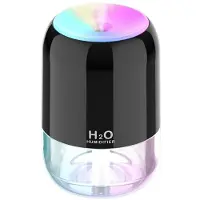 Tlily USB Luftfuktare AtmosfäR Ljus Doft Intelligent Spray FäRgglad Aromaterapi Diffuser Luftfuktare för Car Home-A