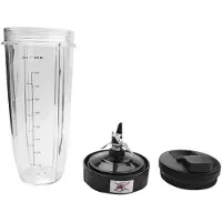 Typecat 32Oz Cup med Piplock och Blad 7 Fenor Kugghjulsersättningsdelar Bladenhet för NUTRI BL450/BL456/ BL455