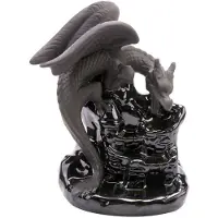 Semoic Dragon Zen Decor Vattenfall RöKelse Cone HåLlare RöKelse Encensoir Palnik RöKelse Meditation Backflow Incensario