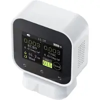 Typecat 4-i-1 Luftkvalitetsmonitor Pekskärm Formaldehyddetektor HCHO TVOC HUM AQI Temperaturtestare